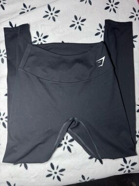 Buttery Soft Butt Lifting Gymshark Black High-Waist Leggings